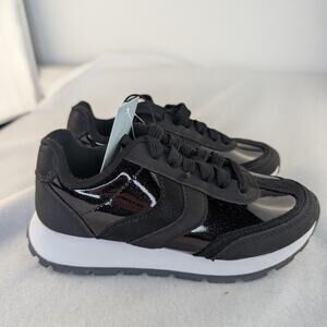 NEW Cat & Jack Kids' Ellison Sneakers Black Size 1